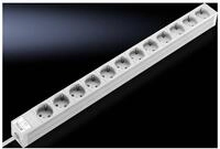 Rittal Steckdosenleiste 48,3cm 12fach ohne Schalter 230V/16A