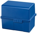 HAN A8 Karteikasten DIN A8 200 Karteikarten blau