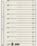 LEITZ 1654 Trennbl&auml;tter 200 g/m&sup2; grau