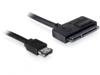 DELOCK SATA-Kabel SATA 22pin -> eSATAp St/St 0.50m