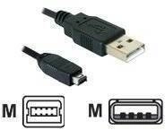 DELOCK USB Kabel A -> miniB 4Pin St/St 1.50m