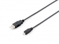 Equip 128523 USB Kabel USB 2.0 1,8 m USB A Micro-USB B Schwarz