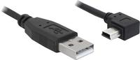 DELOCK USB Kabel A -> Mini-B St/St 1.00m 90&deg;