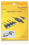 DELOCK USB 2.0 Seriell 4x9 Pin St