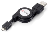 Equip 128595 USB Kabel USB 2.0 1 m USB A Micro-USB B Schwarz