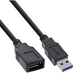 InLine&reg; USB 3.2 Gen.1 Kabel, USB-A Stecker / Buchse, 1m