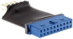 InLine&reg; USB 3.0 zu 2.0 Adapter intern, USB 3.0 19pin auf USB 2.0 Pfostenstecker
