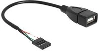 DELOCK USB Kabel Pinheader 4Pin -> A Bu/Bu 0.20m