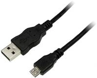 Logilink USB Kabel A -> micro B St/St 1.00m schwarz