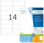 HERMA Adressetiketten A4 wei&szlig; 99,1x38,1 mm Papier 140 St.