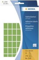HERMA Vielzwecketiketten blau 12x18 mm Papier matt 1792 St.