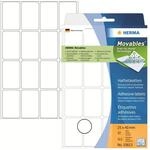 HERMA Vielzwecketiketten wei&szlig; 25x40 mm abl&ouml;sbar 384 St.