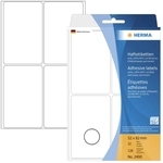 HERMA Vielzwecketiketten wei&szlig; 52x82 mm Papier matt 128 St.
