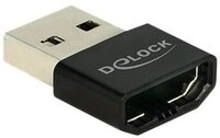 DELOCK HDMI Adapter A Buchse > USB Typ-A Stecker schwarz