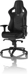 noblechairs EPIC Echtleder Gaming Stuhl - schwarz