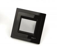 DEVI DEVIreg Touch schwarz 140F1069 UP Uhren-Thermostat 16A, 230V mit Rahmen