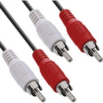 InLine&reg; Cinch Kabel, 2x Cinch, Stecker / Stecker, 2m