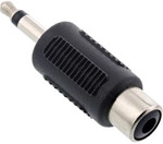 InLine&reg; Audio Adapter, 3,5mm Klinke Stecker an 1x Cinch Buchse, Mono
