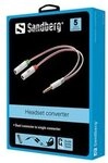 SANDBERG Headset converter Dual - Single