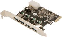 Logilink PCI Express Karte, 4x USB 3.0