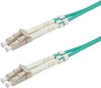 ROLINE Fibre Optic Jumper Cable, 50/125&micro;m, LC/LC, OM3, turquoise 2 m