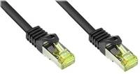 Good Connections Patchkabel m. Cat.7 Rohk. schwarz 3m