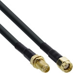 InLine&reg; WLAN Kabel, R-SMA-Stecker auf R-SMA-Kupplung, 10m