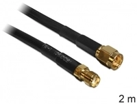 DELOCK HF Kabel SMA -> SMA St/Bu 2.00m low loss