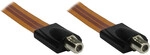 SAT Fensterdurchf&uuml;hrung High-Quality, Gesamtl&auml;nge inkl. Stecker 26,5cm,...