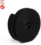 LTC ROLL STRAP, Doppelseitige Klettbandrolle, 3m schwarz