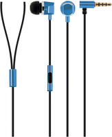 Schwaiger Headset In-Ear eckig Metall Schwarz vergoldet