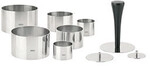 Speiseformer Set, 10 Teile Inox