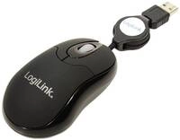 Logilink Maus USB Mini optisch 800dpi m. Kabeleinzug