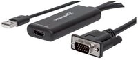 MANHATTAN VGA und USB auf HDMI Konverter