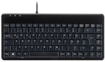 Perixx PERIBOARD-409 U, DE, Mini USB-Tastatur, schwarz