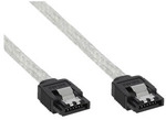 InLine&reg; SATA 6Gb/s Kabel rund, mit Lasche, 0,5m