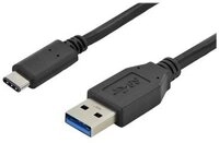 DIGITUS USB 3.0 Anschlusskabel Typ C -A St/St 1.0m, sw