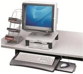 Fellowes Tastaturschublade verstellbar f&uuml;r Untertisch grau
