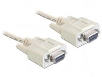 DELOCK Nullmodemkabel D-Sub9 -> D-Sub9 Bu/Bu 1.80m