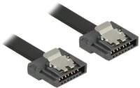 DELOCK SATA-Kabel SATA III -> SATA St/St 0.20m FLEXI schw
