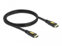 DELOCK HDMI Kabel Ethernet A -> A St/St 1.00m 4K Gold