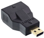 InLine&reg; HDMI Adapter, Mini HDMI C Buchse auf Micro HDMI D Stecker, 4K2K