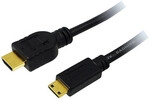 Logilink HDMI-Kabel Ethernet A -> mini St/St 1.50m sw