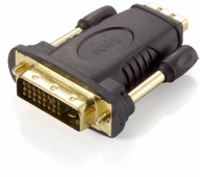 Equip 118908 Kabeladapter DVI (24+1) HDMI A Schwarz