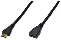 DIGITUS HDMI Verl&auml;ngerungskabel m. Ethernet 4K 3m schwarz