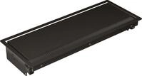 Bachmann CONI Einbaurahmen lang 911.003 schwarz RAL9005