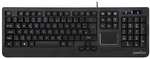 Perixx PERIBOARD-513 II US, USB-Tastatur, Touchpad, schwarz