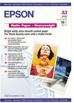 EPSON Papier matt heavyweight A3 50Blatt