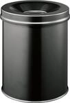 DURABLE Papierkorb Safe rund 15 Liter schwarz