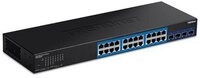 TRENDnet Switch 28 Port Gbit Manag. WebSmart 19" 10GSFP+